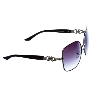 Γυαλιά, Γυναικεία γυαλιά ηλίου ασημί με μαύρο - Kalapod.gr